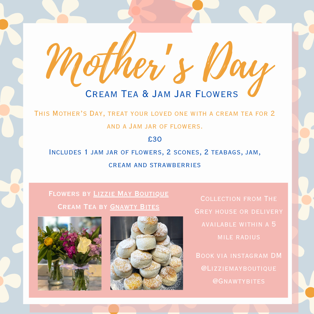 Mother's Day Jam Jar & Cream Tea